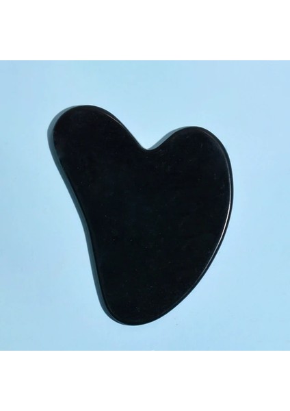 Aşk Siyah Doğal Yeşim Yüz Masajı Gua Sha Taş Yüz Guasha Masaje Yüz Tahtası Akupunktur Noktası Göz Bakımı Spa Masaj Aracı Masaj Sima (Yurt Dışından)