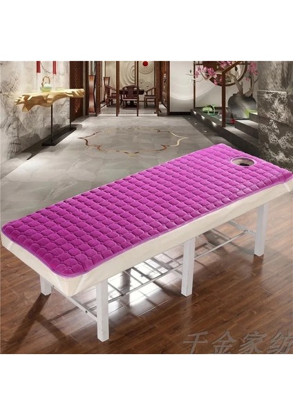 PURPLE1THIN W Delikli Kare 180CM70CM Delikli Masaj Masası Yatağı, Güzellik Salonu Pedi, Kaymaz Yastık, Kuzu Kadife Kalınlaştırma (Yurt Dışından) fiyatları