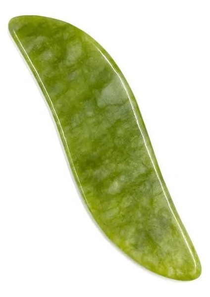 C Yeşil Doğal Yeşim Guasha Hurdaya Plaka Gua Sha Masaj Yüz Meridyen Parça Araçları Kol Aracı (Yurt Dışından)