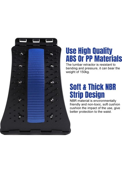 Akupunktur Beyaz Sırt Masajı Germe Cihazı Massageador Sihirli Destek Streç Fitness Gevşeme Omurga Ağrısı Bel Rölyef Sırt Sedye (Yurt Dışından) fırsatları