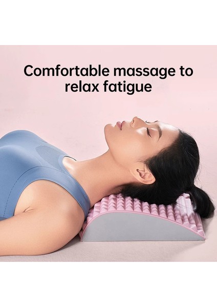 Gri Renk Uyumu Lomber Omurga Rahatlatıcı Lomber Streç Masaj Gevşeme Yoga Omurga Düzeltme Fıtıklaşmış Disk Duruş Düzeltici Yastık (Yurt Dışından) fiyatları