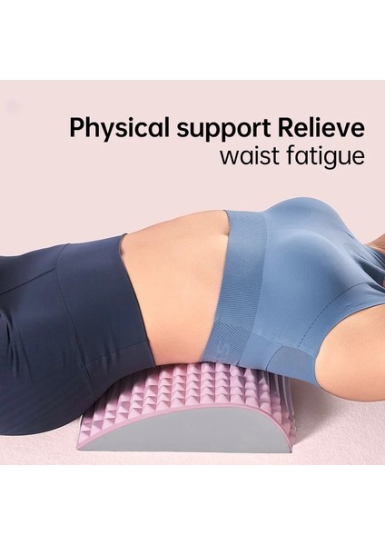 Gri Renk Uyumu Lomber Omurga Rahatlatıcı Lomber Streç Masaj Gevşeme Yoga Omurga Düzeltme Fıtıklaşmış Disk Duruş Düzeltici Yastık (Yurt Dışından) modelleri