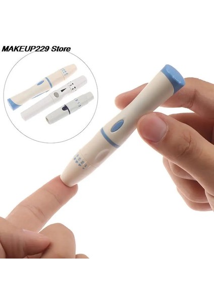 N1 1 Adet Lancet Kalem Delme Cihazı Diyabetikler Için Kan Toplama 5 Ayarlanabilir Derinlik Kan Örnekleme Glikoz Test Kalemi (Yurt Dışından)