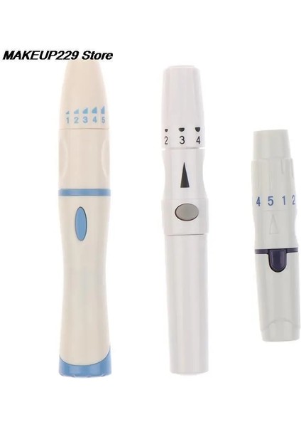 N1 1 Adet Lancet Kalem Delme Cihazı Diyabetikler Için Kan Toplama 5 Ayarlanabilir Derinlik Kan Örnekleme Glikoz Test Kalemi (Yurt Dışından)