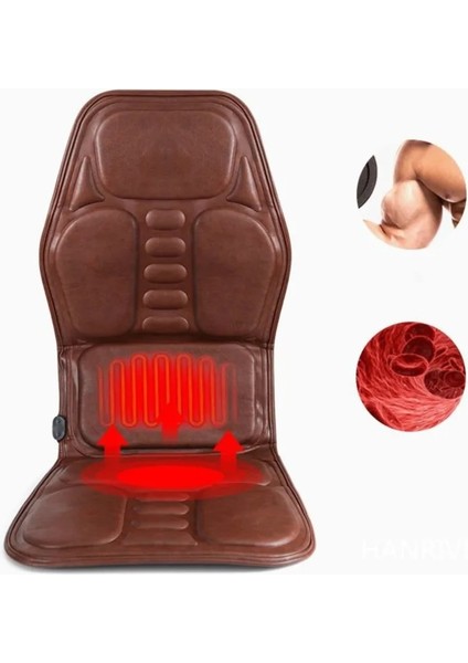 N Araba Masaj Yastığı Servikal Vertebra Boyun Bel Araba Ev Masaj Yastığı 2 ve 1 Vücut Masajı Sağlık (Yurt Dışından)