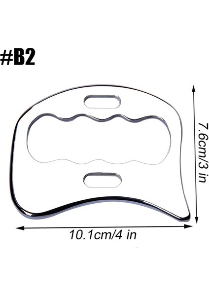 B2 Paslanmaz Çelik Yüz Akupunktur Kalemi Refleksoloji Tetik Noktası Masaj Aletleri Derin Doku Masajı Meridyen Tam Vücut Rahatlatıcı (Yurt Dışından)