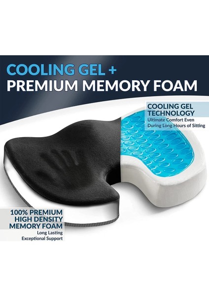 1-Mor 1 Adet Jel Geliştirilmiş Koltuk Minderi Kaymaz Ortopedik Jel ve Bellek Köpük Kuyruk Sokumu Koruma Minderi Ofis Koltuğu Araba Koltuk Minderi (Yurt Dışından) modelleri