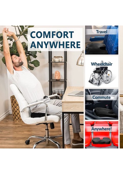 1-Mor 1 Adet Jel Geliştirilmiş Koltuk Minderi Kaymaz Ortopedik Jel ve Bellek Köpük Kuyruk Sokumu Koruma Minderi Ofis Koltuğu Araba Koltuk Minderi (Yurt Dışından) indirimleri