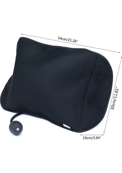 Gül Kırmızı Ayarlanabilir Bel Desteği Yastık Sırt Desteği Minderi Şişme Hava Yastığı ile Uygulanabilir Ofis Koltuğu/araba Sırt Rahatlatmak (Yurt Dışından) modelleri