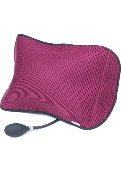 Gül Kırmızı Ayarlanabilir Bel Desteği Yastık Sırt Desteği Minderi Şişme Hava Yastığı ile Uygulanabilir Ofis Koltuğu/araba Sırt Rahatlatmak (Yurt Dışından) fırsatları