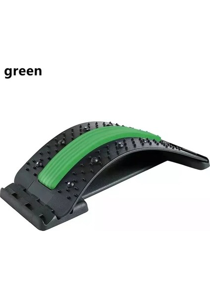 Yeşil Sırt Masajı Sedye Ekipmanları Masaj Aletleri Massageador Sihirli Streç Spor Bel Desteği Gevşeme Omurga Ağrısı Rölyef (Yurt Dışından)