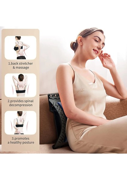 Yeşil Sırt Masajı Sedye Ekipmanları Masaj Aletleri Massageador Sihirli Streç Spor Bel Desteği Gevşeme Omurga Ağrısı Rölyef (Yurt Dışından) fırsatları