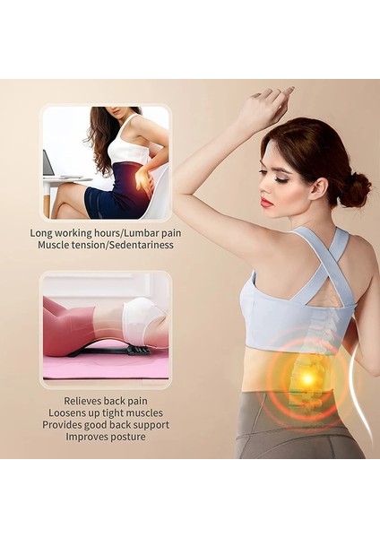 Yeşil Sırt Masajı Sedye Ekipmanları Masaj Aletleri Massageador Sihirli Streç Spor Bel Desteği Gevşeme Omurga Ağrısı Rölyef (Yurt Dışından) indirimleri