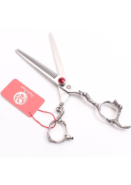 Z9100 Hong T 6yy Z9100 6 "440C Kırmızı Profesyonel Insan Saç Makas Kuaförlük Kesme Makası Inceltme Makas Salon Tarzı Aracı Ejderha Kolu (Yurt Dışından) fırsatları