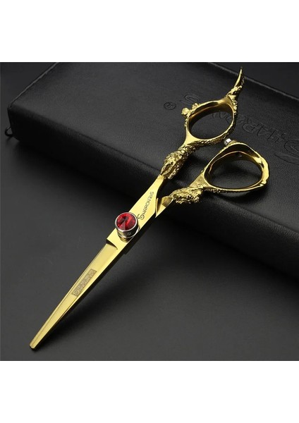 6 Inç Kesme Altın Kuaför Makası 6/5.5 Inç Yakut Vida Profesyonel Kesme ve Inceltme Makası Kuaför Özel Saç Kesimi Aletleri (Yurt Dışından) indirimleri