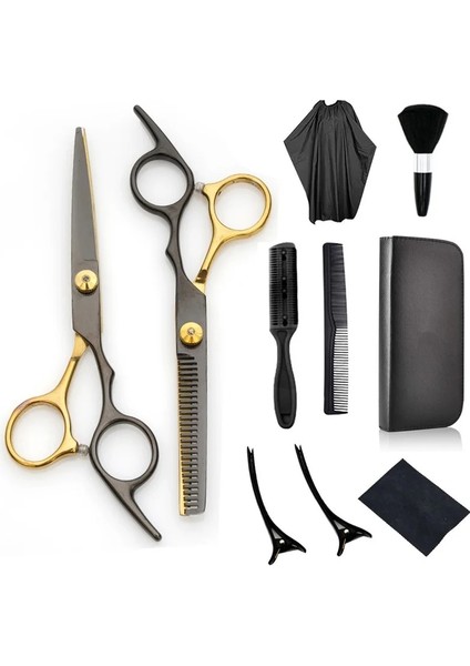 11 Adet 2/8/10/11 Adet Kuaförlük Makas Alet Takımı 6 Inç Profesyonel Kuaförlük Makas Kesme Inceltme Makası Berber Aksesuarları (Yurt Dışından) fiyatları