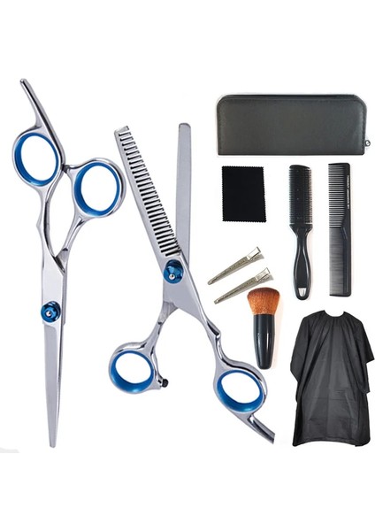 11 Adet 2/8/10/11 Adet Kuaförlük Makas Alet Takımı 6 Inç Profesyonel Kuaförlük Makas Kesme Inceltme Makası Berber Aksesuarları (Yurt Dışından) modelleri
