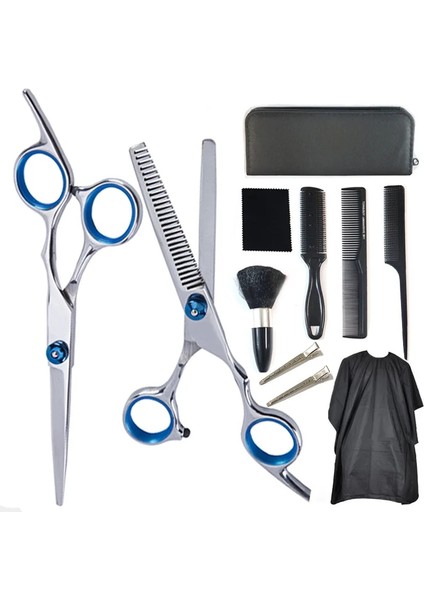 11 Adet 2/8/10/11 Adet Kuaförlük Makas Alet Takımı 6 Inç Profesyonel Kuaförlük Makas Kesme Inceltme Makası Berber Aksesuarları (Yurt Dışından) fırsatları