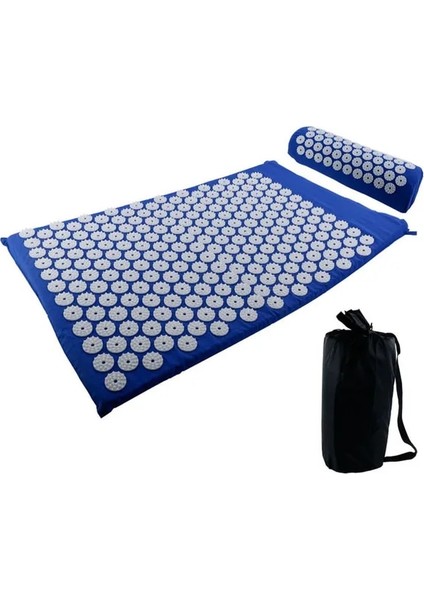 Mavi Çantalı Getinfit Masaj Minderi Masaj Yoga Minderi Akupunktur Stres Giderici Masaj Mat Gül Başak Masaj ve Rahatlama (Yurt Dışından)