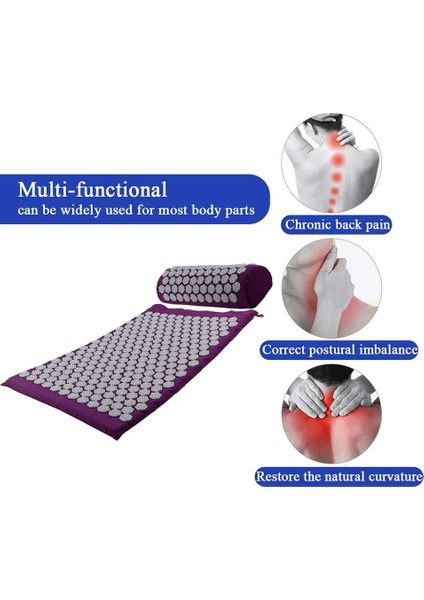 Mavi Çantalı Getinfit Masaj Minderi Masaj Yoga Minderi Akupunktur Stres Giderici Masaj Mat Gül Başak Masaj ve Rahatlama (Yurt Dışından) modelleri