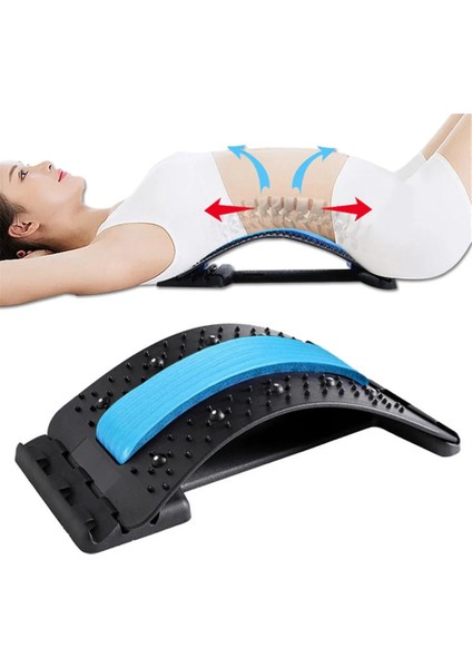 Siyah Masaj Pembe Arka Yastık Masaj Sedye Relax Bel Masajı Omurga Rölyef Çekiş Ağrısı Güverte Rahatlatıcı Eğitmen Sedye Kazıyıcı Aracı (Yurt Dışından) fiyatları