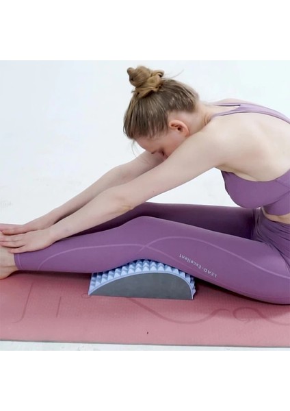 Düz Renk Gri Duruş Düzeltme ve Gevşeme Için Sırt Sedye Yoga Omurga Düzeltme Streç Sırt Egzersiz Yardımı Stres Giderici Masaj (Yurt Dışından) modelleri