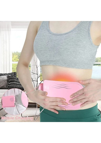 Pembe Elektrikli Taşınabilir Isıtma Pedleri Kramplar Adet Rölyef Kramp Masajı Isı Yıkanabilir Yumuşak Cilt Dostu Kemer Sıcak Kadın Hediye (Yurt Dışından) fiyatları