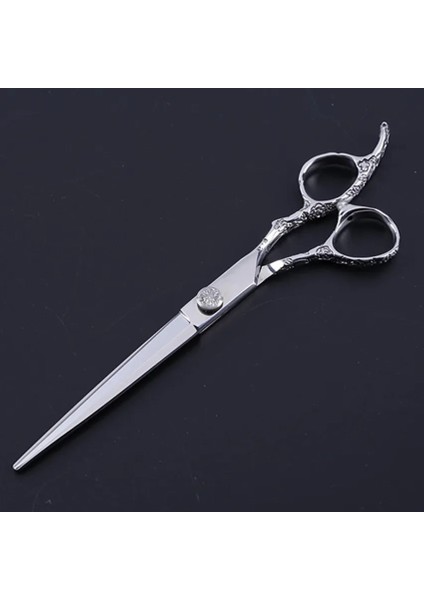 7 Inç Profesyonel Japon 440C Paslanmaz Çelik 7 Inç Erik Kolu Makas Berber Kesme Makyaj Makası Kuaförlük Makas (Yurt Dışından) fiyatları