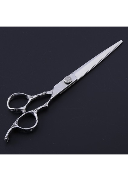 7 Inç Profesyonel Japon 440C Paslanmaz Çelik 7 Inç Erik Kolu Makas Berber Kesme Makyaj Makası Kuaförlük Makas (Yurt Dışından) modelleri