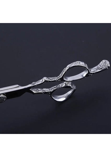 7 Inç Profesyonel Japon 440C Paslanmaz Çelik 7 Inç Erik Kolu Makas Berber Kesme Makyaj Makası Kuaförlük Makas (Yurt Dışından) indirimleri