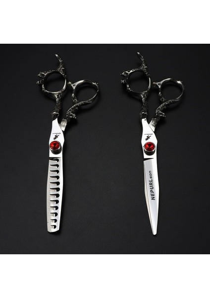 Inceltme Makası Nepurlson Profesyonel 6 Inç Salon Saç Stilisti Kuaförlük Makas Kuaför Berber Dükkanı Makas Düz Kesim Saç Makas Setleri (Yurt Dışından) indirimleri