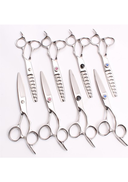C9022 -C T 6n 6 "özel Logo Japonya Çelik Saç Kesimi Makas Kesme Makası Inceltme Makas Söğüt Bıçak Profesyonel Saç Makası C9022 (Yurt Dışından)