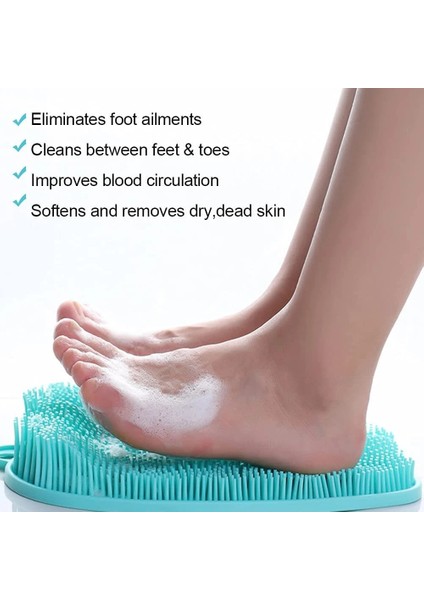 Duşta Kullanım Için Green Tcare Ayak Scrubber, Ayak Temizleyici ve Duş Ayak Masajı, Dolaşımını Artırmak Için Ayak Bakımı, Ağrılı Ayakları Yatıştırır (Yurt Dışından)