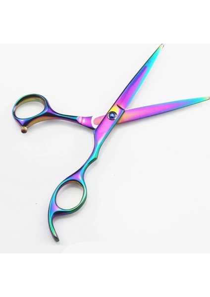 Inceltme Makas Profesyonel Japonya 440C Çelik 6 & 5.5 '' Gökkuşağı Kesim Saç Makas Kesme Makası Inceltme Berber Makas Kuaförlük Makas (Yurt Dışından) modelleri