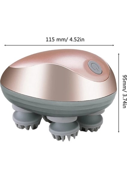 Altın Elektrikli Kafa Masajı Manyetik Emme Sağlık Kafa Derisi Vücut Omuz Sırt Boyun Masajı Stres Rahatlatmak Masaj (Yurt Dışından) fiyatları