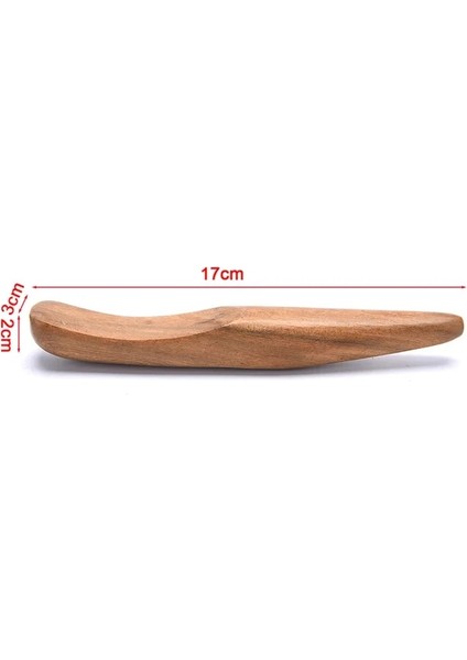 1 Adet Uzun Ahşap Spa Kas Rulo Sopa Selülit Vücut Masaj Aracı (Yurt Dışından)