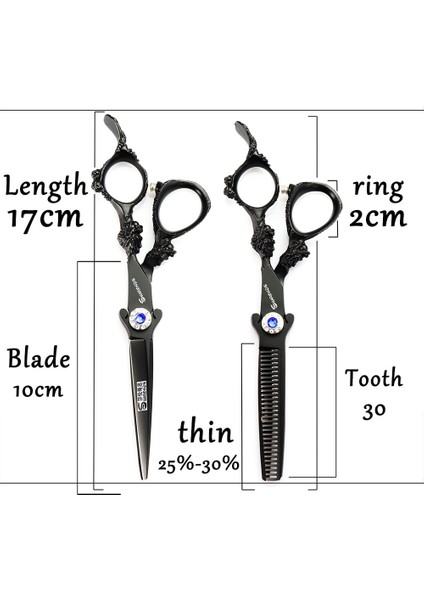 7 Inç Kesim Profesyonel Kuaförlük Makas Sharonds 5.5/6/7/7.5/8 Inç Berber Makası Japonya 440C Makas Kuaförlük Araçları Tıraş Makinesi (Yurt Dışından)