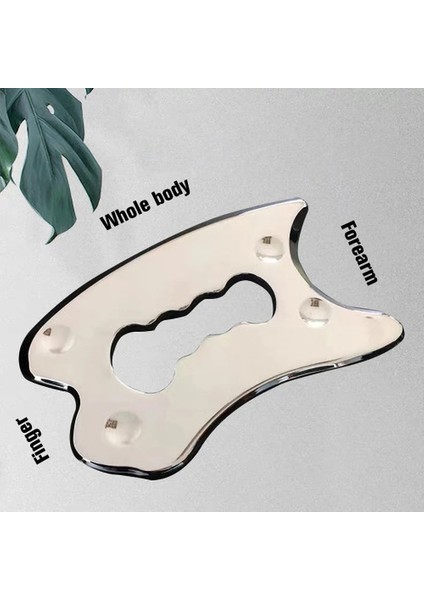 Çelik Fasyal Bıçak Gua Sha Aracı Manuel Kazıma Miyofasyal Aracı Cilt Doku Masajı Serbest Bırakma Terapisi Bakım Fizik Gua Sha Aracı (Yurt Dışından)