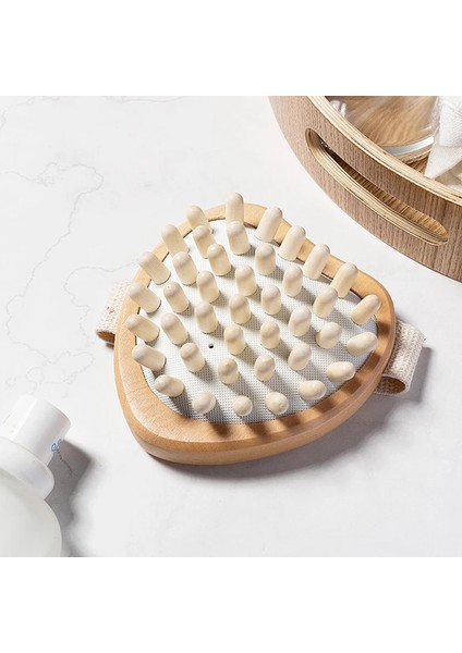 Beyaz Vücut Anti Selülit Fırça Yatıştırıcı Ahşap Esansiyel Yağı Spa Hava Yastığı Masaj Saç Tarak Saç Derisi Masaj Fırçası Ölü Cilt Sökücü (Yurt Dışından) modelleri