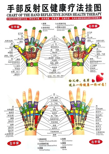 66CMX47CM 1 Adet 7/3/1 Adet/set Ingilizce El, Ayak, Kulak ve Vücut Meridyen Noktaları Duvar Tablosu Kadın/erkek Akupunktur Masaj Nokta Haritası Flipchart (Yurt Dışından)