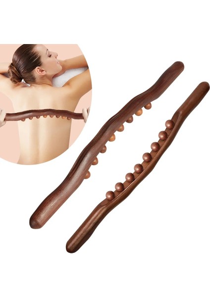 Kömürleşmiş-8 Boncuk Gua Sha Masaj Sopa Kömürleşmiş Ahşap Geri Kazıma Meridyen Guasha Terapi Noktası Tedavisi Lenfatik Drenaj Anti Selülit (Yurt Dışından)