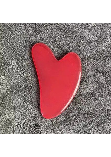Reçine Pembe 1 Adet Kalp Şekli Gua Sha Yüz Masaj Aleti(Yurt Dışından) fırsatları