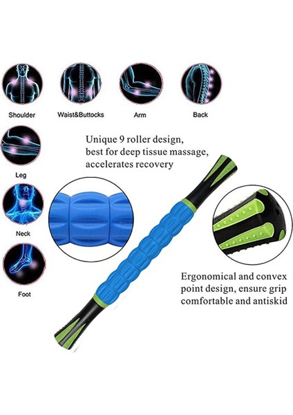 Kırmızı Yoga Kas Masaj Rulo Spor Yaralanması Spor Salonu Vücut Bacak Tetik Noktası Kas Gevşeme Masaj Aracı Sağlık Tedavisi Bakım (Yurt Dışından) fırsatları