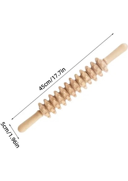 03 Ahşap Masaj Silindiri Vücut Silindiri, Kas Ağrısını Gidermek Için Vücut Şekillendirici Aracı Sağlık Için Profesyonel Masaj Aracı (Yurt Dışından)