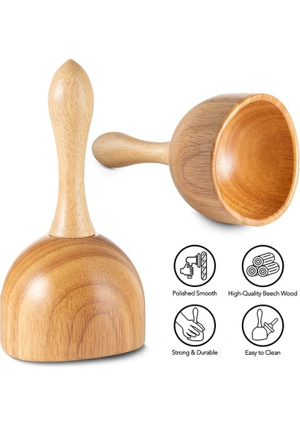 Fasya, Selülit, Kas Karın, Vücut Terapi Masajı, Kas Göbek Rölyef Aracı Için Stil Ab Ahşap Masaj El Masaj Sopa (Yurt Dışından)
