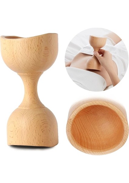 Stil D El Ahşap Masaj Fincan Ahşap Terapi Araçları Vücut Şekillendirme Için Gua Sha Masaj Lenfatik Drenaj Masajı, Selülit Sökücü (Yurt Dışından)