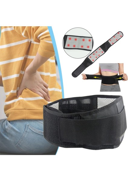 L Yenı Manyetik Sırt Desteği 20 Mıknatıslar Alt Bel Desteği Kemer Kayışı Sırt Masajı Desteği Bel Kalça Kemeri Sırt Sedye Rahatlatmak (Yurt Dışından)