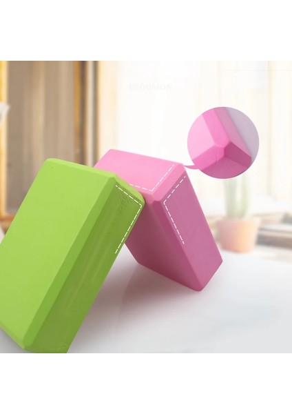 Pembe Eva Spor Salonu Blokları Köpük Tuğla Eğitim Egzersiz Fitness Seti Aracı Yoga Bolster Yastık Yastık Germe Vücut Şekillendirme Yoga Blokları (Yurt Dışından) fırsatları