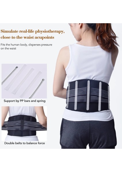 Isıtma Bel Desteği Abd Plug (110V) Isıtma Bel Desteği Kemer Çift Çekme Sıcak Sıkıştır Bel Titreşim Masajı Ayraç Omurga Dekompresyon Bel Ağrısını Giderir (Yurt Dışından) indirimleri