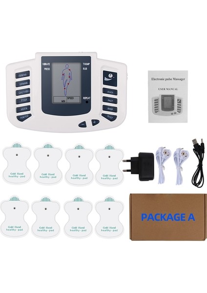 Ab A Ems Onlarca Masaj Ünitesi Rus Elektrik Kas Terapi Stimülatörü Fizyoterapi Darbe Akupunktur Tam Vücut Masajı (Yurt Dışından)